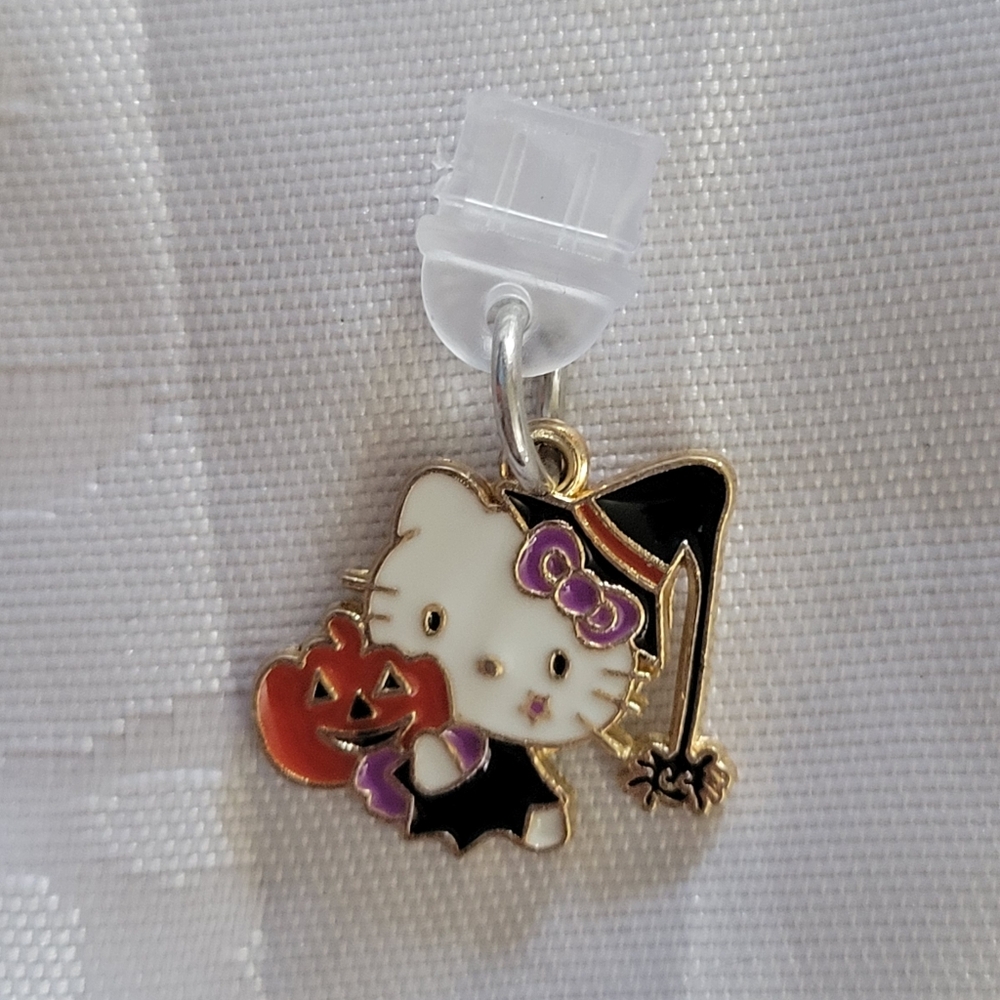 🌲BUY 1 GET 1 FREE 🌲 Hello Kitty Witch C Type Cell Phone Dust Plug  Charm